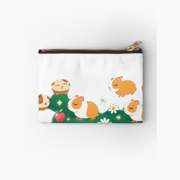 Item preview, Whimsical Guinea Pig Garden – Cute Seamless Kawaii Animal Pattern designed and sold by TrendThreadsfor.