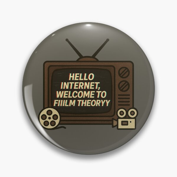 Item preview, Hello Internet, Welcome to Film Theory – Retro TV Meme Design designed and sold by Bratak.
