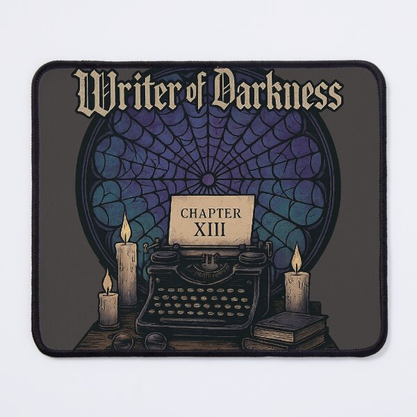 Item preview, Writer of Darkness – Gothic Typewriter Dark Academia designed and sold by DebuggedDressed.