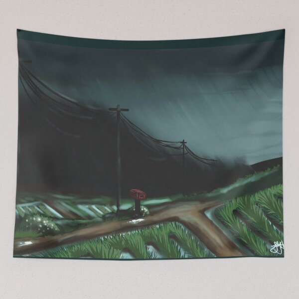 Item preview, Lone Mailbox designed and sold by sillylilmonster.