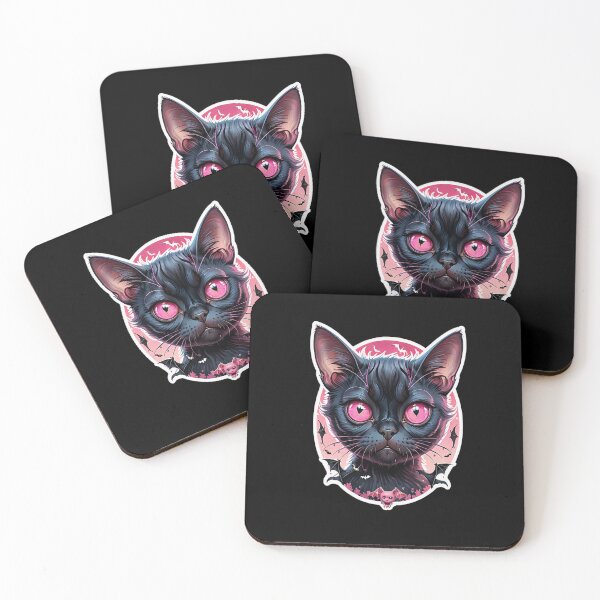 Item preview, Magic cat, Halloween Themed Print, Colored Graphics designed and sold by artdragongift 15.