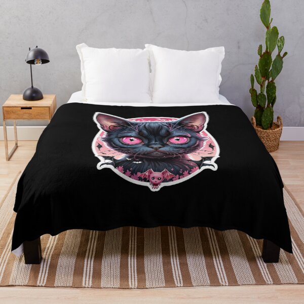 Item preview, Magic cat, Halloween Themed Print, Colored Graphics designed and sold by artdragongift 15.