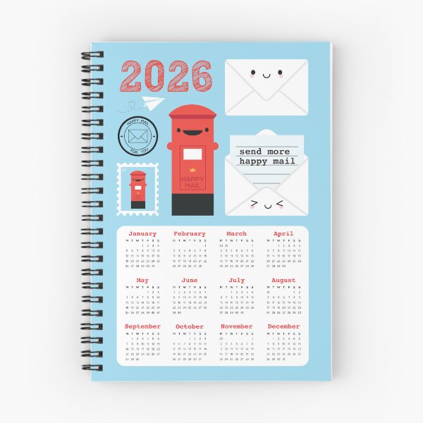 Item preview, Kawaii Happy Mail 2026 Calendar designed and sold by marcelinesmith.