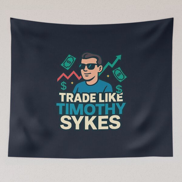 Item preview, Trade Like Timothy Sykes – Cool Trader Stock Market Design designed and sold by Bratak.