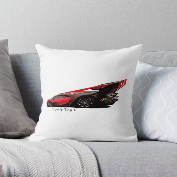 Extreme Excessive Car Art Throw Pillow