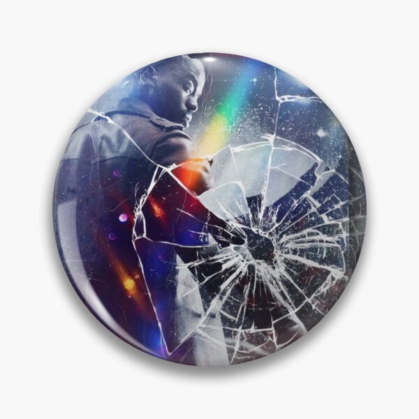 Item preview, Fifteenth Doctor (Cracked Glass) designed and sold by drwhoswifeforever YouTuber.