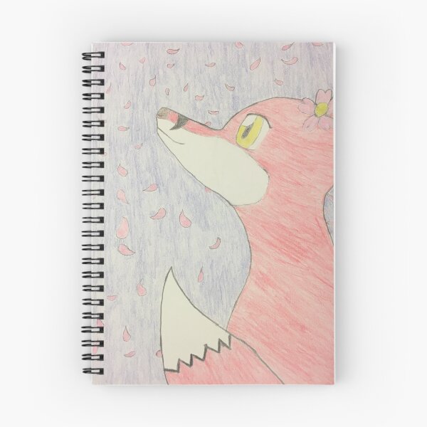 Item preview, Fox in Scattered Cherry Blossoms designed and sold by Carnelian-Fox.