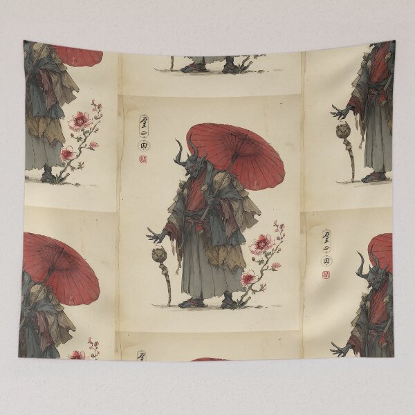 Item preview, Mythical Japanese Folklore Creature designed and sold by bapupa.