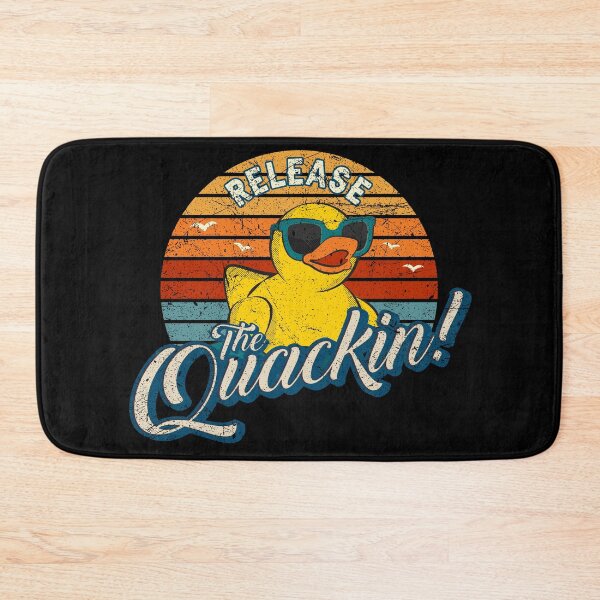 Item preview, Release The Quackin Funny Yellow Rubber Duck designed and sold by MintaApparel.