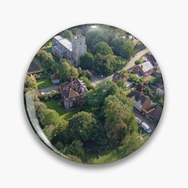 Item preview, Aerial View of East Malling Village Kent England UK designed and sold by John Gilham - Landscape Photography.