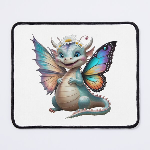 Item preview, smiling fantasy cute dragon with butterfly wings, Legendary Animals,dragon art,Legendary dragon designed and sold by Expressions-Sel.