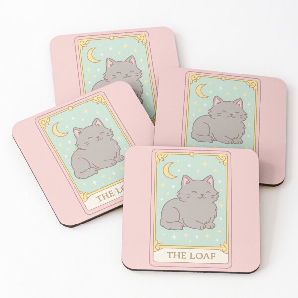 Item preview, The Loaf – Pastel Cat Tarot Card designed and sold by wwshd.