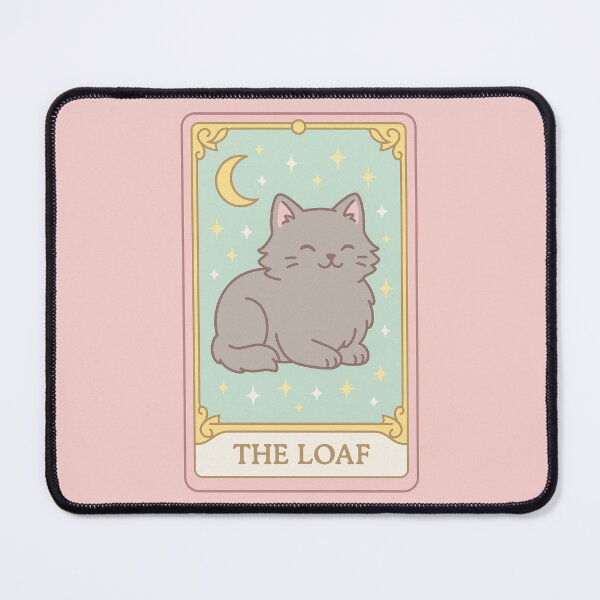 Item preview, The Loaf – Pastel Cat Tarot Card designed and sold by wwshd.