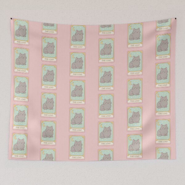 Item preview, The Loaf – Pastel Cat Tarot Card designed and sold by wwshd.