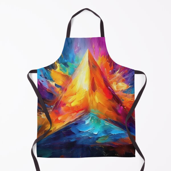 Item preview, Colorful Abstract Pyramid Energy Burst designed and sold by psychminter.
