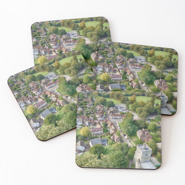 Item preview, Aerial View of East Malling Village Kent England UK designed and sold by John Gilham - Landscape Photography.
