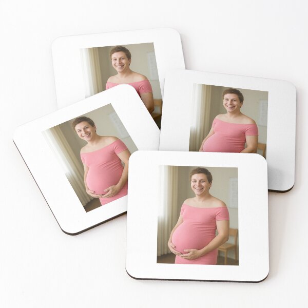 Item preview, Michael cera pregnant gender reveal bump mom birthday funny prank meme gift weird designed and sold by CheeseBlueprint.