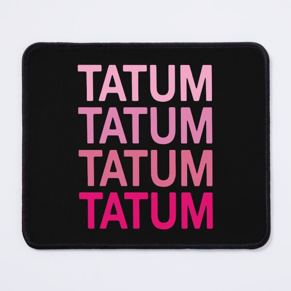 Item preview, Tatum Name Pink Colors designed and sold by Jeallan Designs.