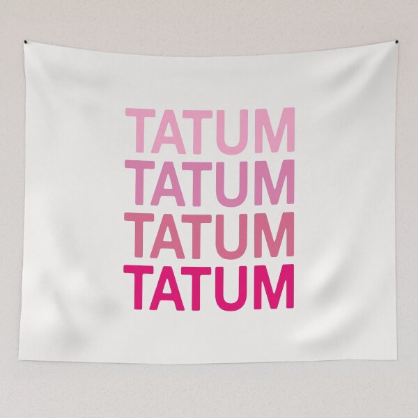 Item preview, Tatum Name Pink Colors designed and sold by Jeallan Designs.