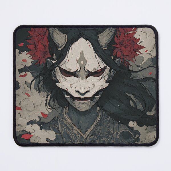 Item preview, Spooky Japanese Hannya Art designed and sold by bapupa.