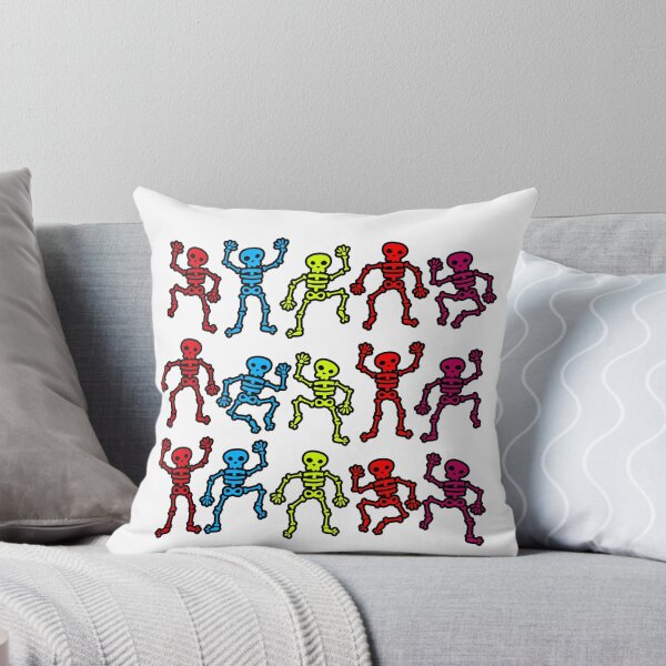 Item preview, Halloween Colorful Dancing Skeletons designed and sold by chris-ellis-art.