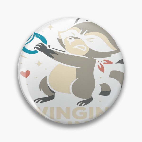 Item preview, Swinging Gains – Funny Kettlebell Raccoon Gym Meme | Trash Panda Power Workout Design designed and sold by Trendiihub.