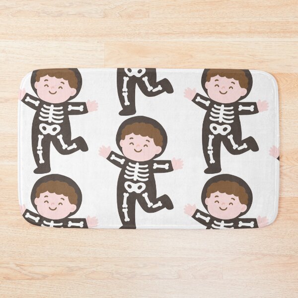 Item preview, Adorable Halloween Skeleton Child Cartoon Art designed and sold by HappySunday001.