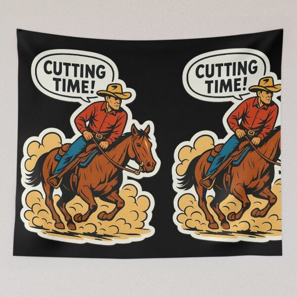 Item preview, Cutting horse - Cutting Time! designed and sold by DamioPolArt.