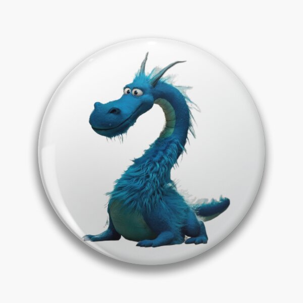 Item preview, cute blue fluffy plush funny dragon, Legendary Animals,dragon art,Legendary dragon designed and sold by Expressions-Sel.