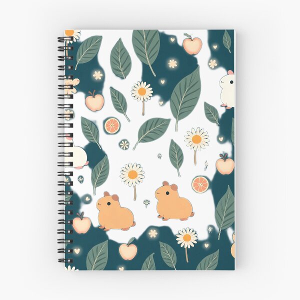 Item preview, Cute Guinea Pig Floral Pattern – Seamless Kawaii Garden Design designed and sold by TrendThreadsfor.