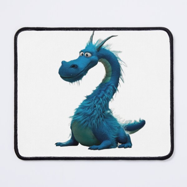 Item preview, cute blue fluffy plush funny dragon, Legendary Animals,dragon art,Legendary dragon designed and sold by Expressions-Sel.