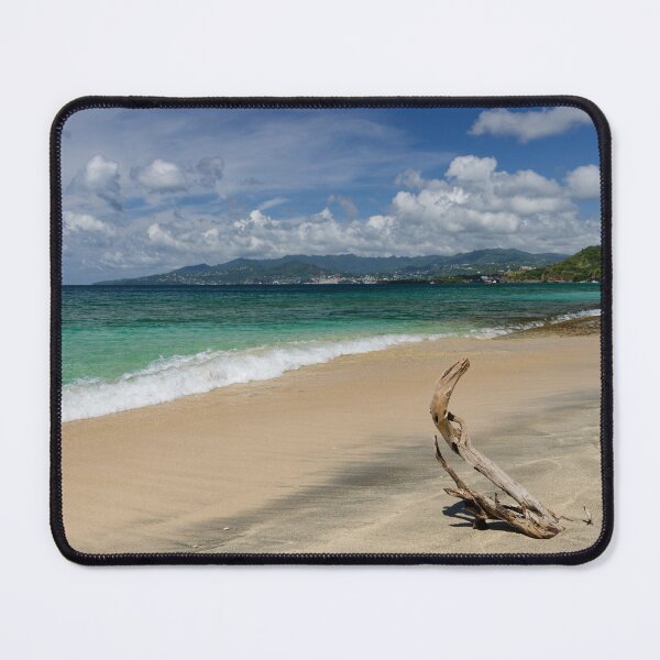Item preview, Driftwood on the coral sand beach on the island of Grenada in the Caribbean Sea designed and sold by John Gilham - Landscape Photography.