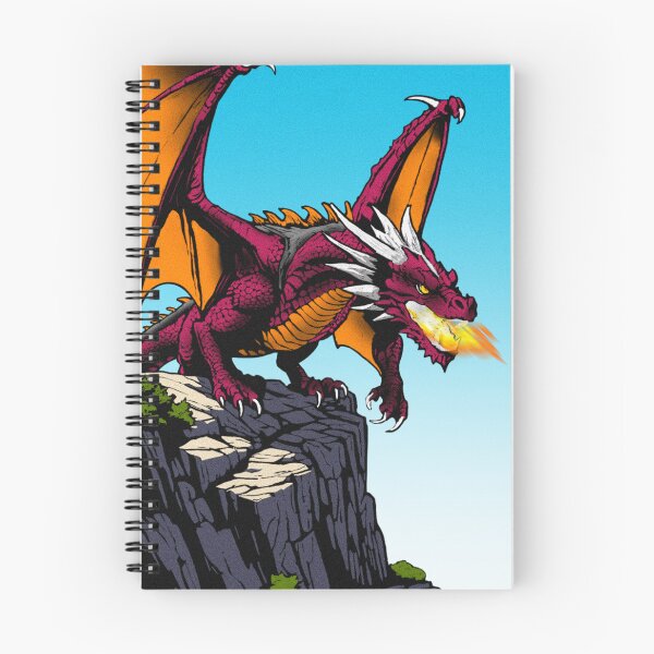 Item preview, Dragon’s Flame: Red Dragon Fantasy Illustration designed and sold by Print Goblins.