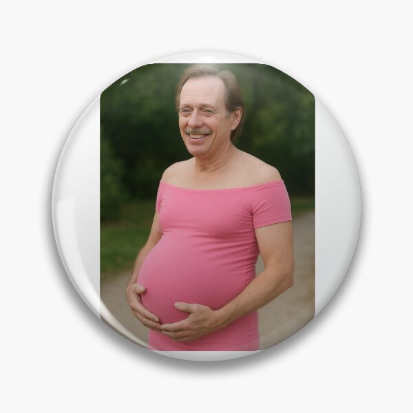 Item preview, Steve buscemi pregnant gender reveal bump mom birthday funny prank meme gift weird designed and sold by CheeseBlueprint.