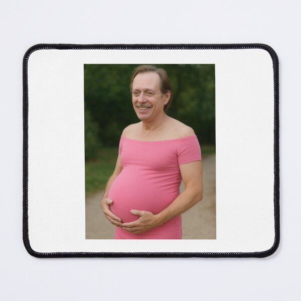Item preview, Steve buscemi pregnant gender reveal bump mom birthday funny prank meme gift weird designed and sold by CheeseBlueprint.