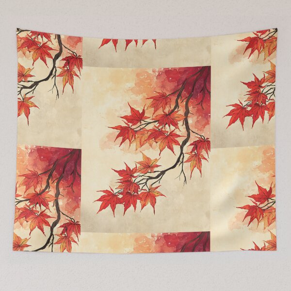 Item preview, Vibrant Japanese Autumn Art designed and sold by bapupa.