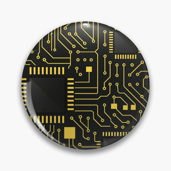 Item preview, Golden Circuit Grid designed and sold by Kaleidoscope Print.