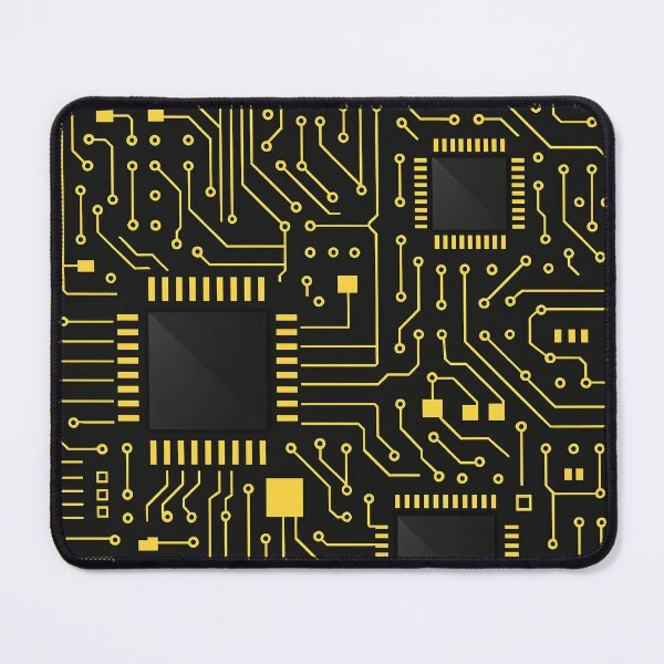 Item preview, Golden Circuit Grid designed and sold by Kaleidoscope Print.