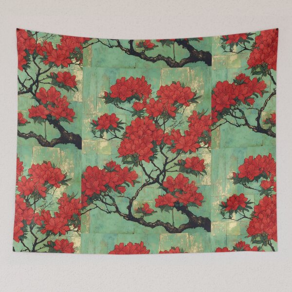 Item preview, Delicate Japanese Azaleas Art designed and sold by bapupa.