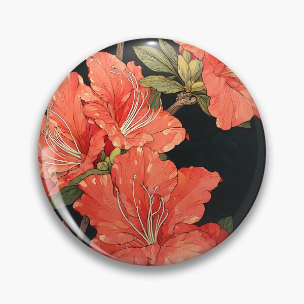 Item preview, Vibrant Japanese Azaleas Art designed and sold by bapupa.
