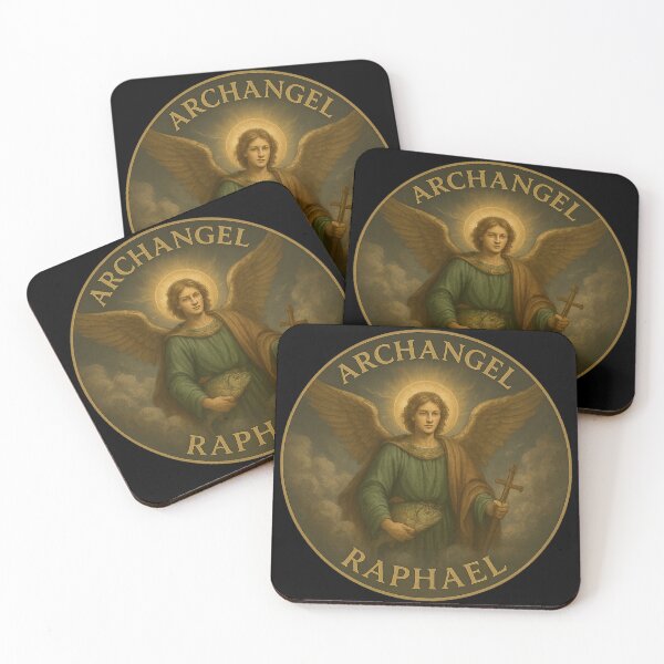 Item preview, Archangel Raphael  Divine Healer and Guide Angel Design designed and sold by historyandmore.