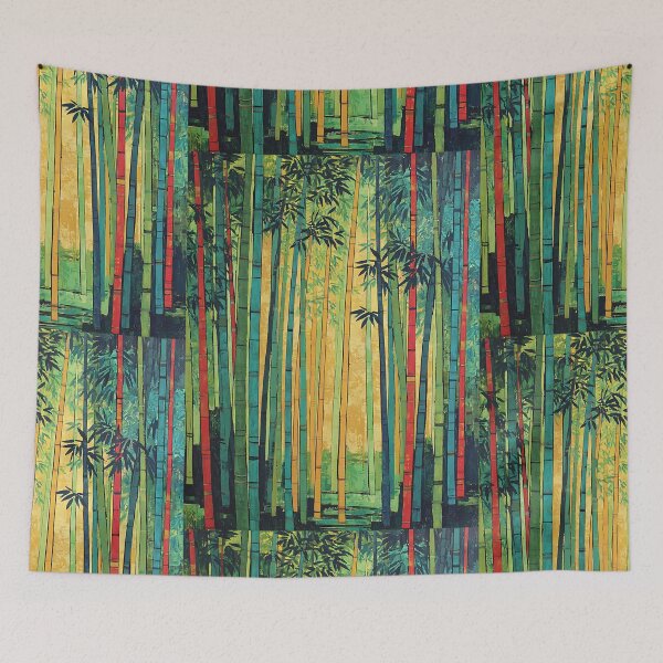 Item preview, Peaceful Japanese Bamboo Art designed and sold by bapupa.
