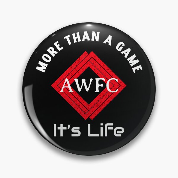 Item preview, More Than a Game It’s Life AWFC Arsenal Women Soccer Club Fan Red & White  designed and sold by WhackingTax.