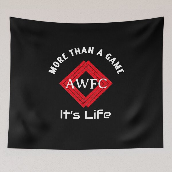Item preview, More Than a Game It’s Life AWFC Arsenal Women Soccer Club Fan Red & White  designed and sold by WhackingTax.