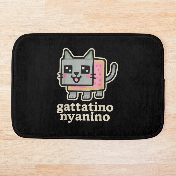 Artikelvorschau, Gattatino Nyanino - Lustiges Katzen-Brainrot-Gamer-Kids-Meme entworfen und verkauft von Rognvar.