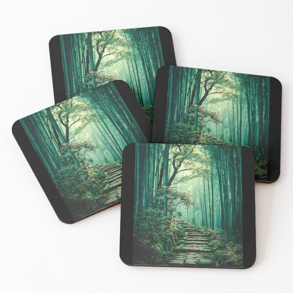 Item preview, Peaceful Japanese Bamboo Forest Art designed and sold by bapupa.