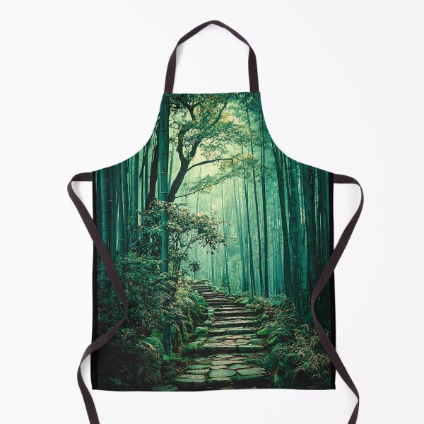 Item preview, Peaceful Japanese Bamboo Forest Art designed and sold by bapupa.