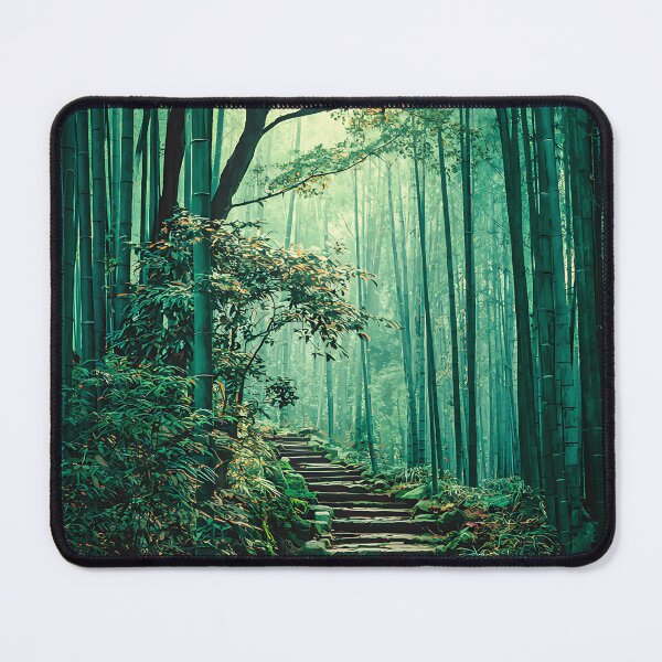 Item preview, Peaceful Japanese Bamboo Forest Art designed and sold by bapupa.