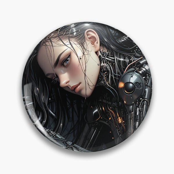Item preview, The most beautiful face of cyberpunk designed and sold by Popvira-Store.