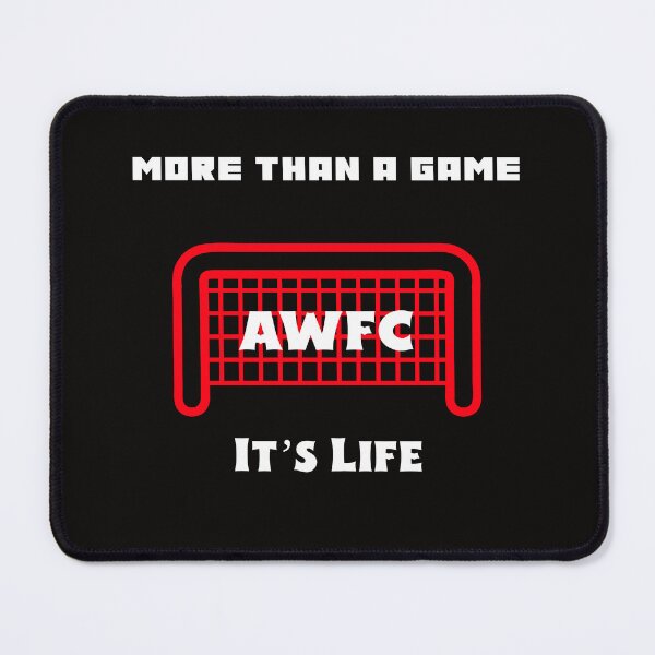 Item preview, More Than a Game It’s Life AWFC Arsenal Women Soccer Club Fan Red & White  designed and sold by WhackingTax.